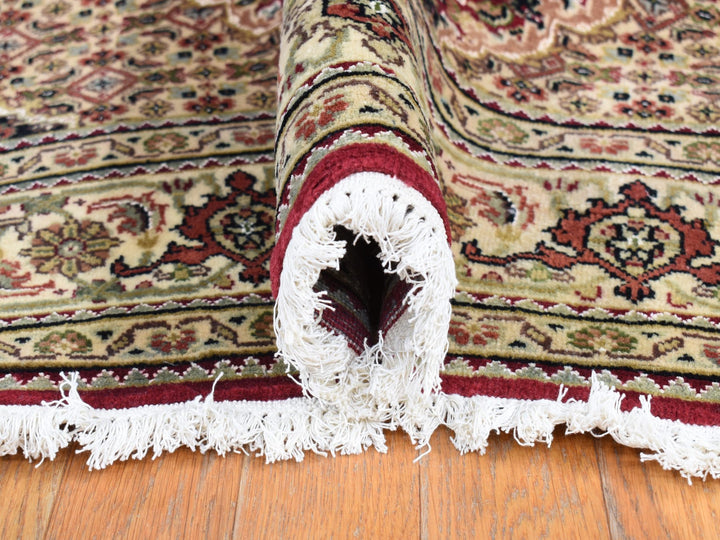 5'0" x 12'9" New Hand Knotted Red Wool Runner Oriental Rug - MOA10287985