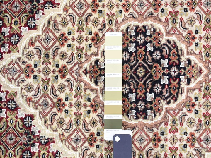 5'0" x 12'9" New Hand Knotted Red Wool Runner Oriental Rug - MOA10287985