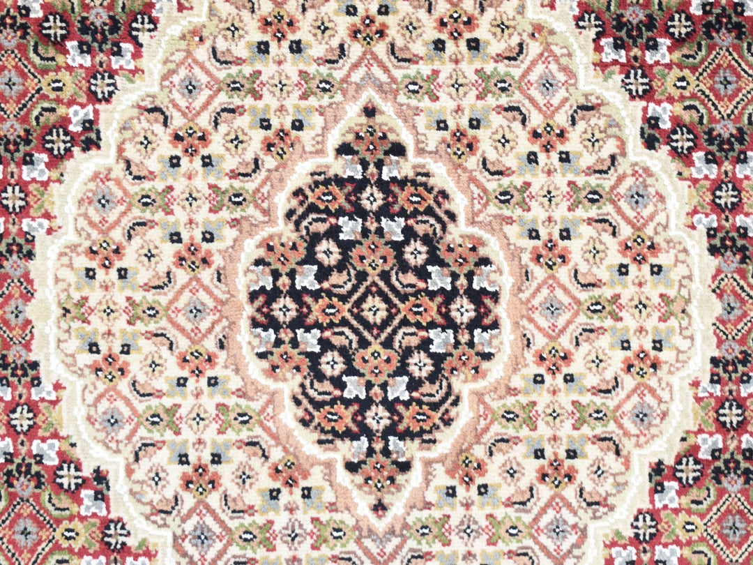 5'0" x 12'9" New Hand Knotted Red Wool Runner Oriental Rug - MOA10287985