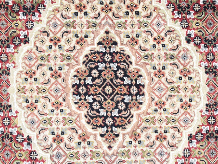 5'0" x 12'9" New Hand Knotted Red Wool Runner Oriental Rug - MOA10287985