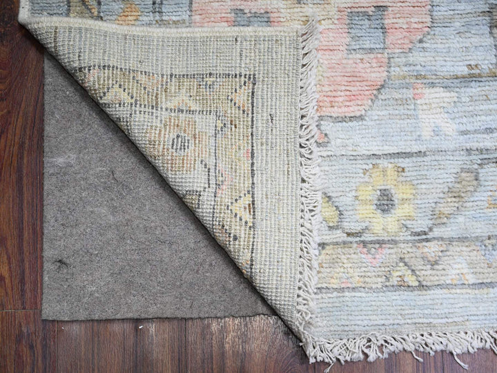 11'9" x 16'5" New Hand Knotted Grey Wool Rectangle Oriental Rug - MOA10288025