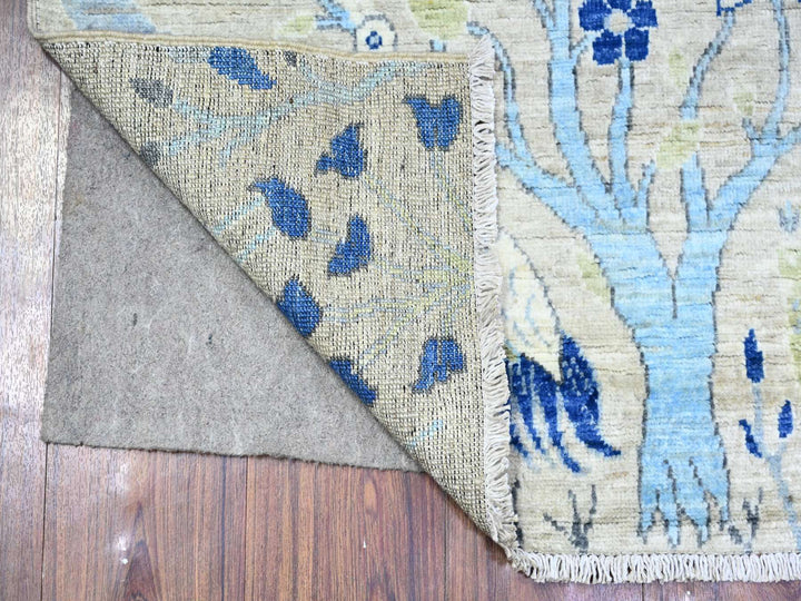 3'0" x 4'10" New Hand Knotted Grey Wool Rectangle Oriental Rug - MOA10288222