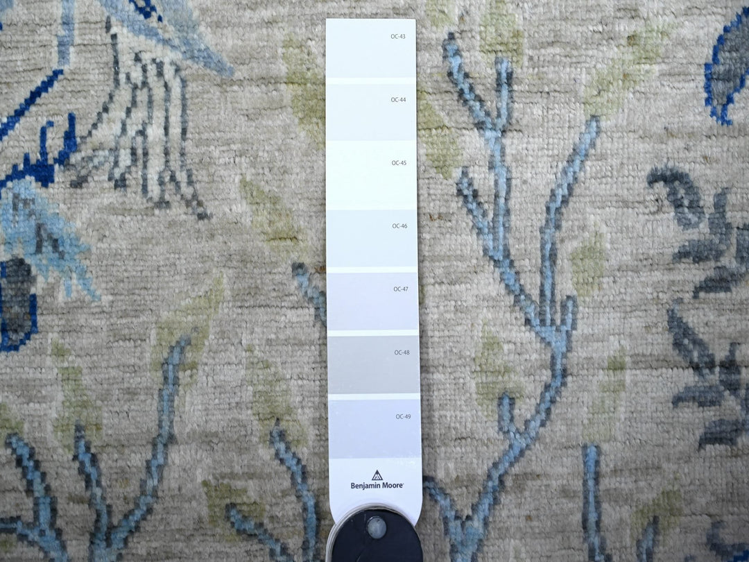 3'0" x 4'10" New Hand Knotted Grey Wool Rectangle Oriental Rug - MOA10288222