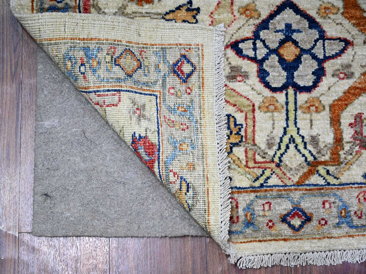 3'1" x 4'8" New Hand Knotted Grey Wool Rectangle Oriental Rug - MOA10288337