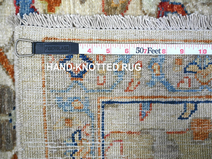 3'1" x 4'8" New Hand Knotted Grey Wool Rectangle Oriental Rug - MOA10288337