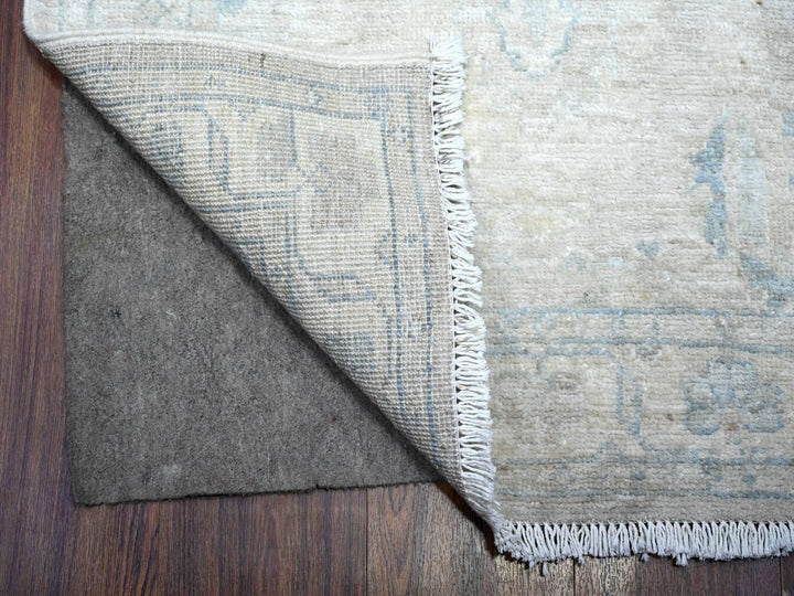 2'5" x 23'8" New Hand Knotted Grey Wool Runner Oriental Rug - MOA10288353