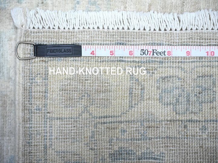 2'5" x 23'8" New Hand Knotted Beige Wool Runner Oriental Rug - MOA10288359