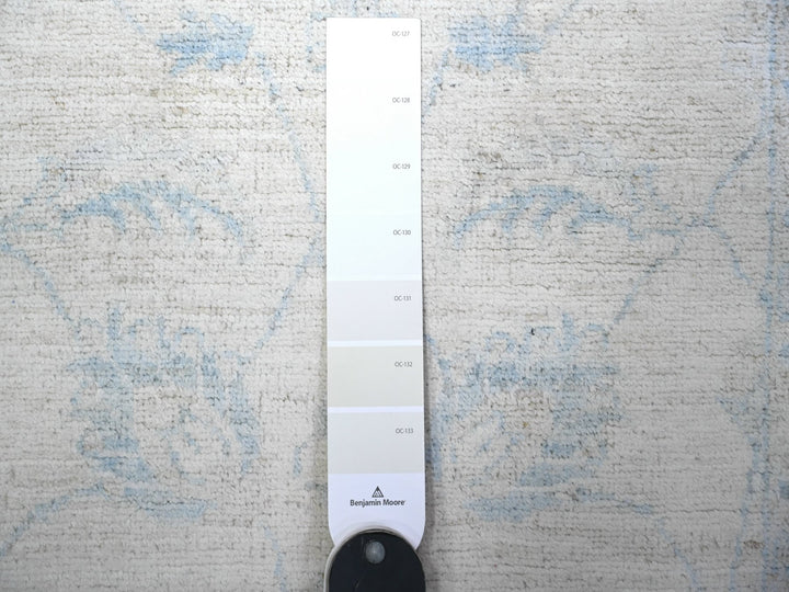 2'8" x 12'0" New Hand Knotted Ivory Wool Runner Oriental Rug - MOA10288362