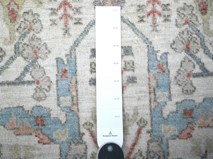 4'0" x 5'10" New Hand Knotted Grey Wool Rectangle Oriental Rug - MOA10288486