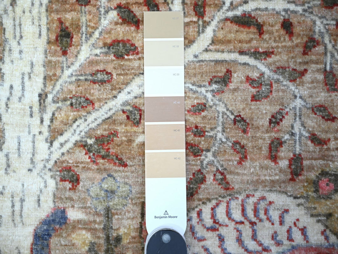 3'0" x 4'9" New Hand Knotted Brown Wool Rectangle Oriental Rug - MOA10288500