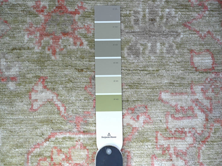3'0" x 4'10" New Hand Knotted Green Wool Rectangle Oriental Rug - MOA10288516