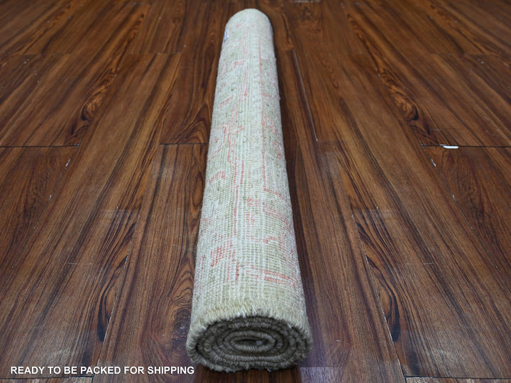 3'0" x 4'10" New Hand Knotted Green Wool Rectangle Oriental Rug - MOA10288516