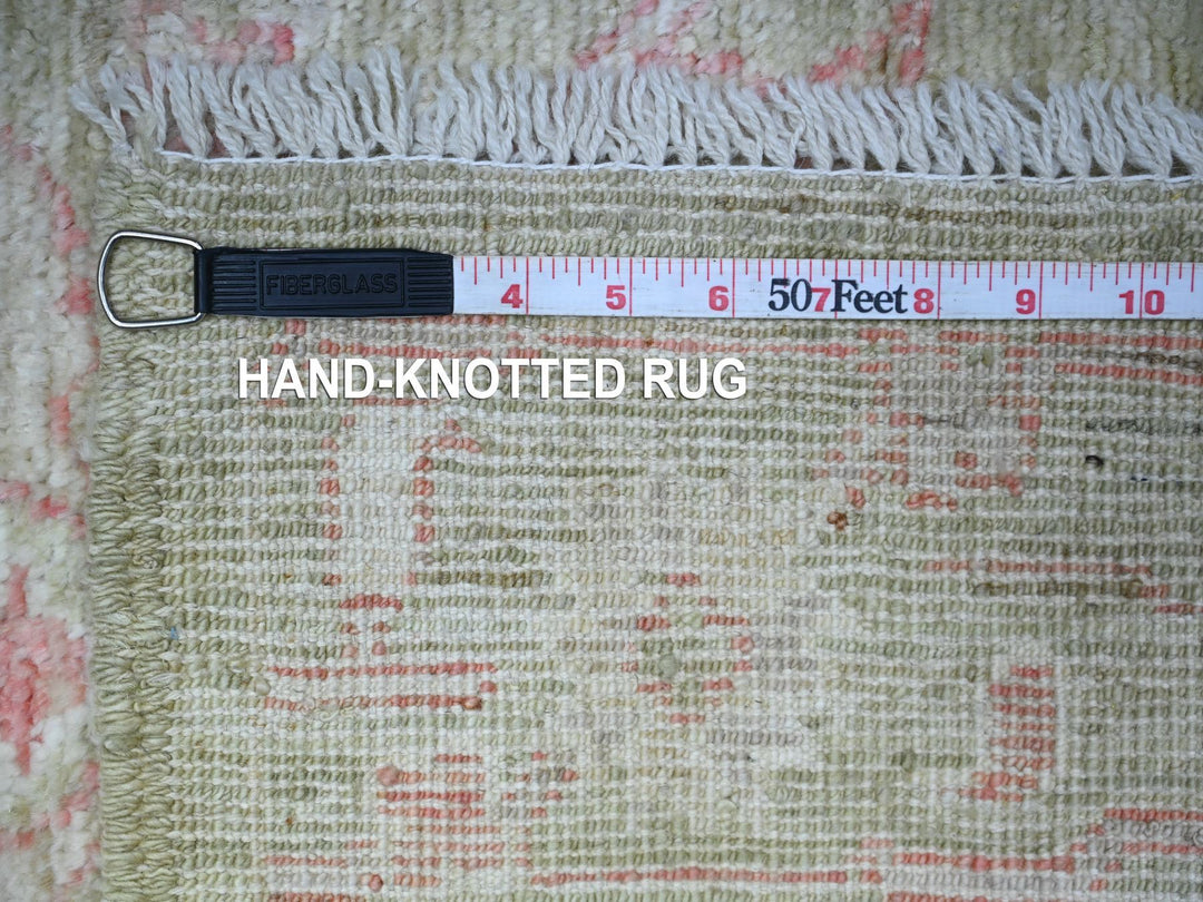3'0" x 4'10" New Hand Knotted Green Wool Rectangle Oriental Rug - MOA10288516