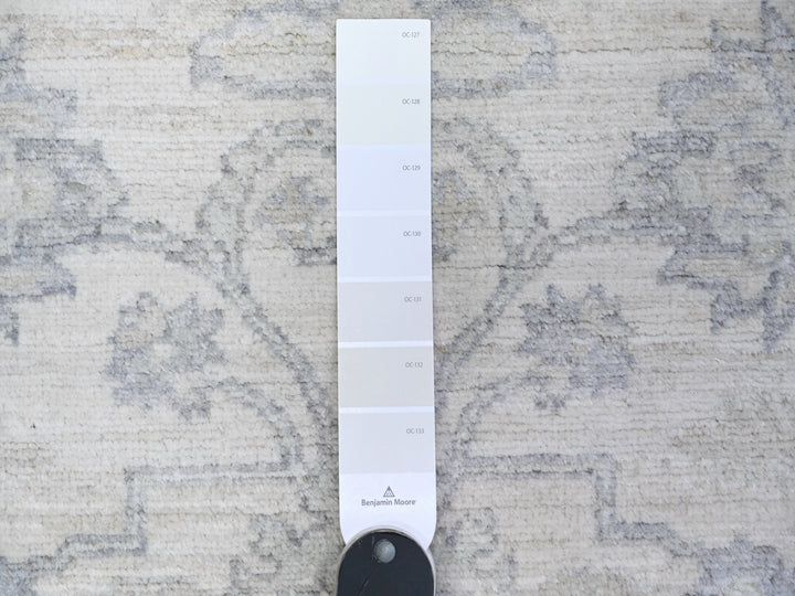 2'6" x 9'10" New Hand Knotted Ivory Wool Runner Oriental Rug - MOA10288550