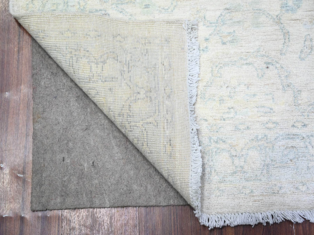 3'0" x 5'0" New Hand Knotted Grey Wool Rectangle Oriental Rug - MOA10288553
