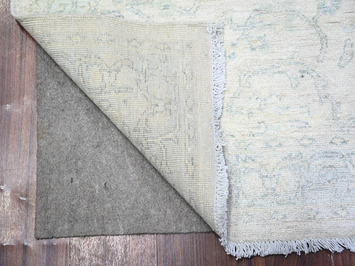 3'0" x 5'0" New Hand Knotted Grey Wool Rectangle Oriental Rug - MOA10288553
