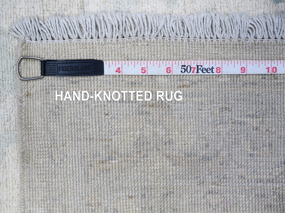 3'0" x 5'0" New Hand Knotted Grey Wool Rectangle Oriental Rug - MOA10288553