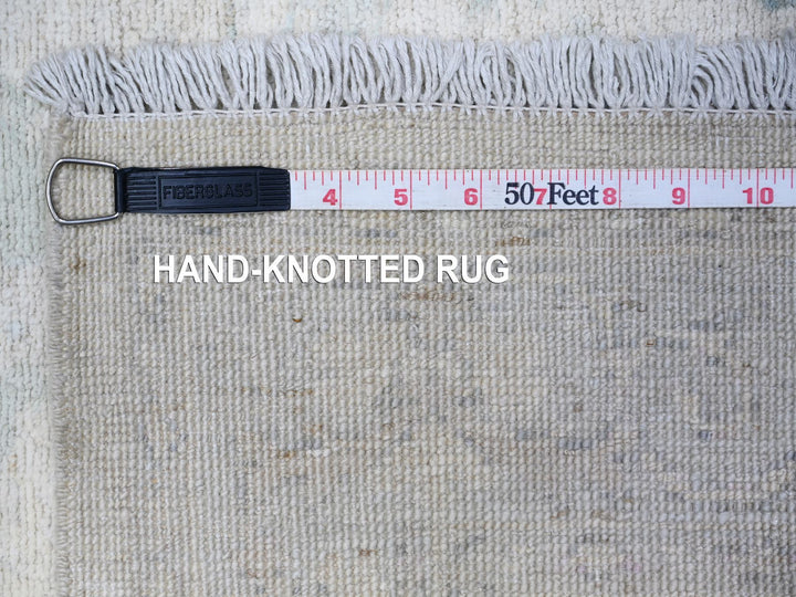 3'0" x 5'0" New Hand Knotted Grey Wool Rectangle Oriental Rug - MOA10288553