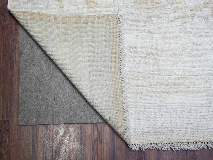 8'9" x 12'5" New Hand Knotted Orange Wool Rectangle Oriental Rug - MOA10288579