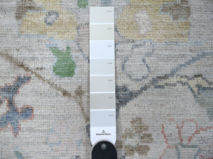 2'11" x 16'4" New Hand Knotted Blue Wool Runner Oriental Rug - MOA10288824