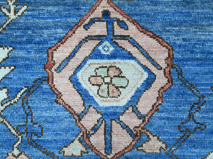 8'10" x 11'9" New Hand Knotted Grey Wool Rectangle Oriental Rug - MOA10289151