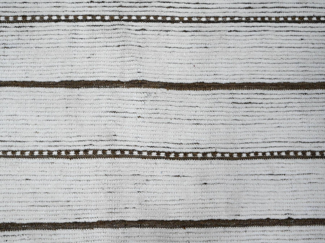 10'0" x 14'5" New Hand Knotted Ivory Wool Rectangle Oriental Rug - MOA10289178