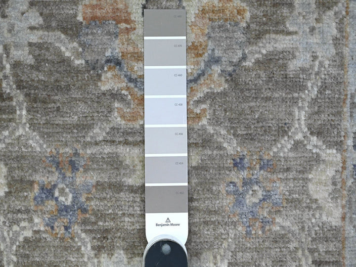 2'0" x 3'0" New Hand Knotted Grey Wool Rectangle Oriental Rug - MOA10289361
