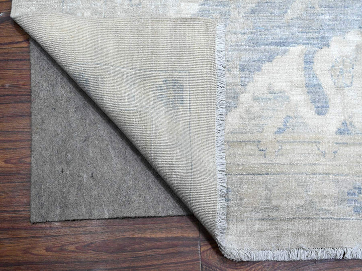 18'6" x 24'2" New Hand Knotted Ivory Wool Rectangle Oriental Rug - MOA10289478