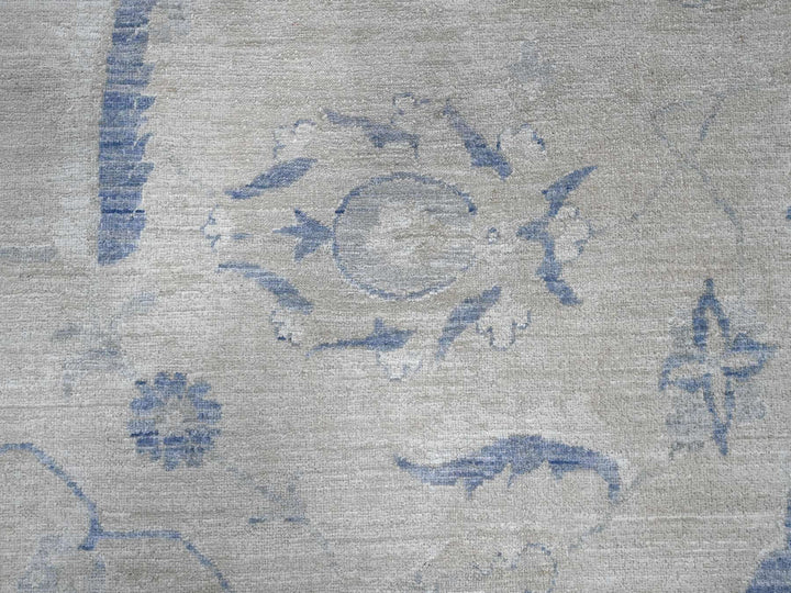 18'6" x 24'2" New Hand Knotted Ivory Wool Rectangle Oriental Rug - MOA10289478