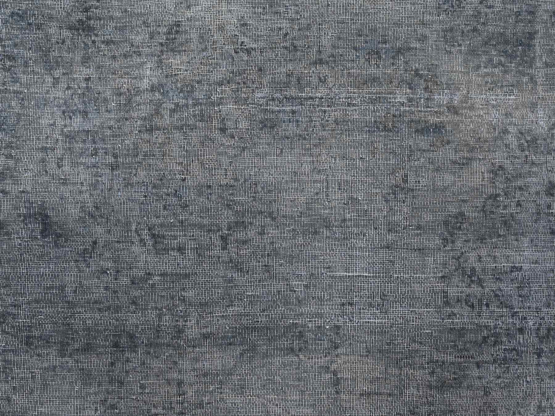 9'6" x 12'5" Vintage Hand Knotted Overdyed Wool Rectangle Oriental Rug - MOA10289481