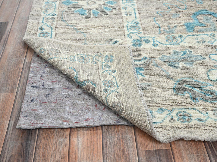 9'7" x 12'2" New Hand Knotted Brown Wool Rectangle Oriental Rug - MOA102894
