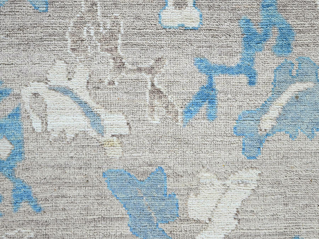 9'7" x 12'2" New Hand Knotted Brown Wool Rectangle Oriental Rug - MOA102894