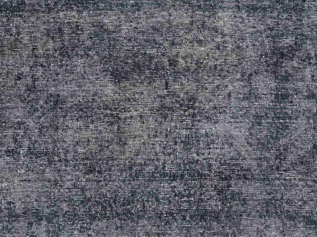 9'3" x 12'6" Vintage Hand Knotted Overdyed Wool Rectangle Oriental Rug - MOA10289653
