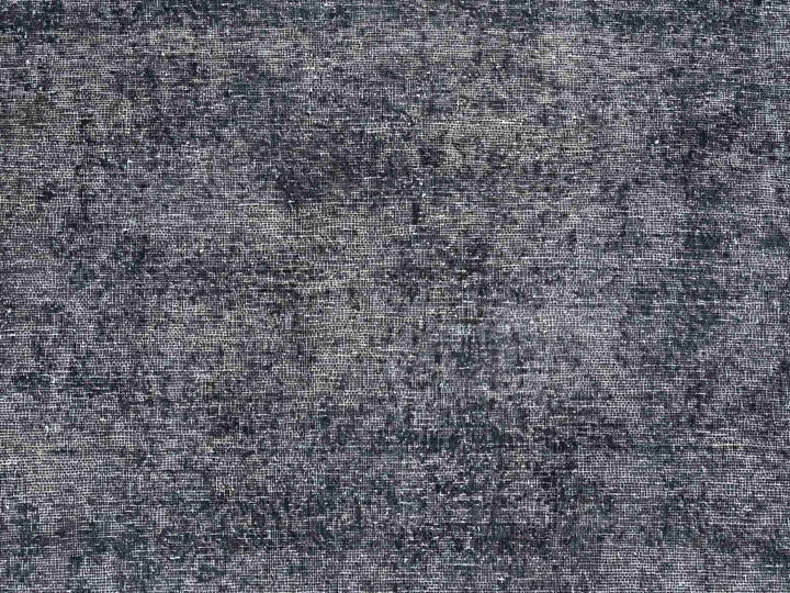 9'3" x 12'6" Vintage Hand Knotted Overdyed Wool Rectangle Oriental Rug - MOA10289653