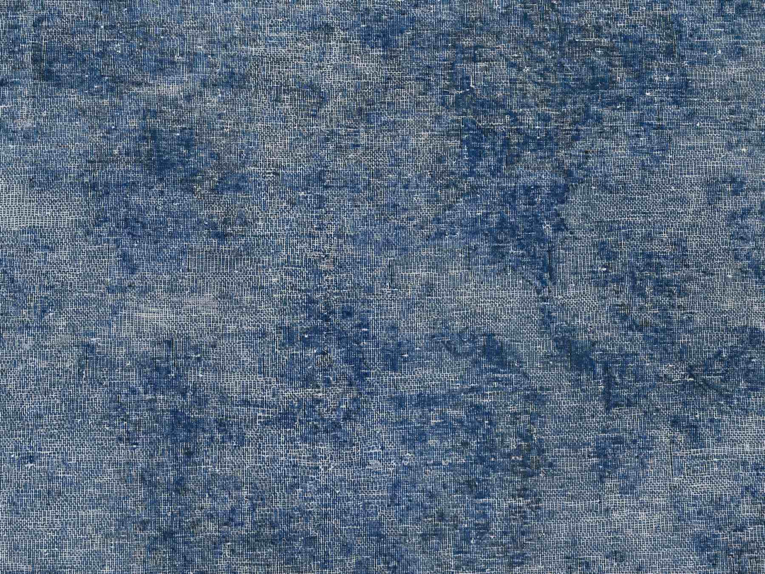 9'5" x 12'7" Vintage Hand Knotted Overdyed Wool Rectangle Oriental Rug - MOA10289654