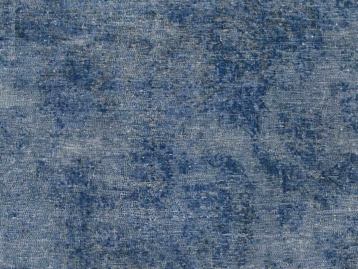 9'5" x 12'7" Vintage Hand Knotted Overdyed Wool Rectangle Oriental Rug - MOA10289654