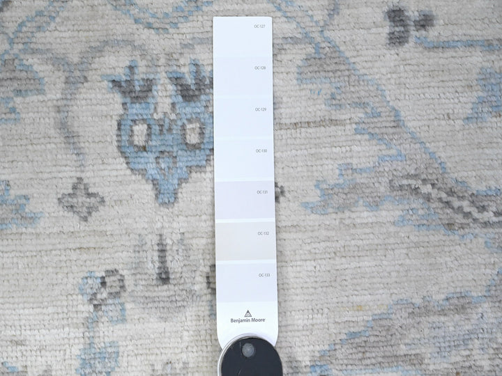 5'10" x 11'10" New Hand Knotted Ivory Wool Runner Oriental Rug - MOA10289714