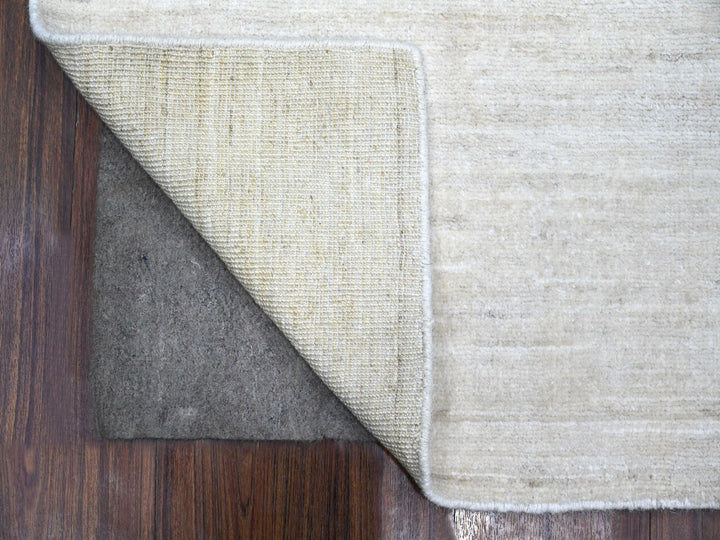 2'1" x 3'0" New Hand Knotted Ivory Wool Rectangle Oriental Rug - MOA10289734