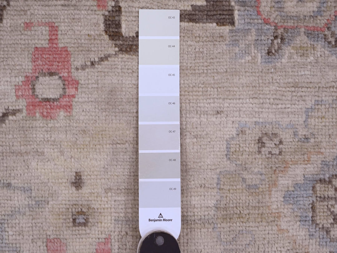 8'2" x 9'8" New Hand Knotted Brown Wool Rectangle Oriental Rug - MOA10289760