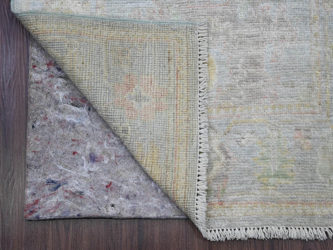 2'8" x 24'9" New Hand Knotted Blue Wool Runner Oriental Rug - MOA10289935