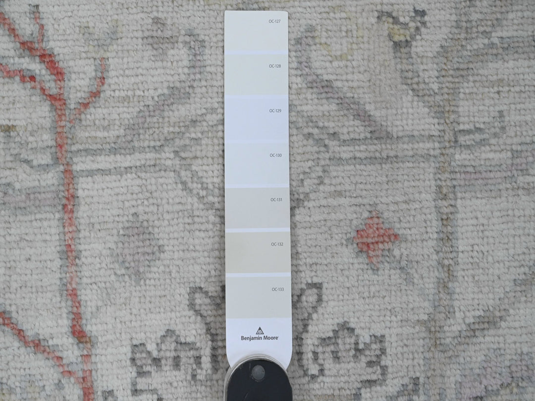 3'0" x 22'5" New Hand Knotted Ivory Wool Runner Oriental Rug - MOA10289944