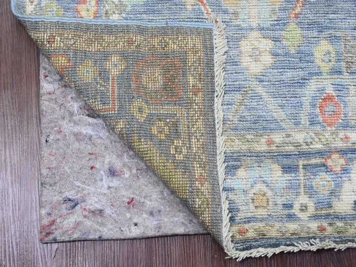 2'9" x 9'9" New Hand Knotted Blue Wool Runner Oriental Rug - MOA10289945