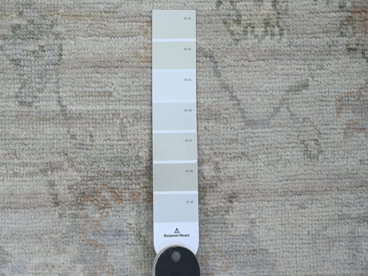 2'8" x 7'11" New Hand Knotted Ivory Wool Runner Oriental Rug - MOA10289958