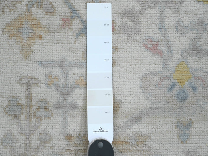 2'9" x 9'5" New Hand Knotted Ivory Wool Runner Oriental Rug - MOA10289969