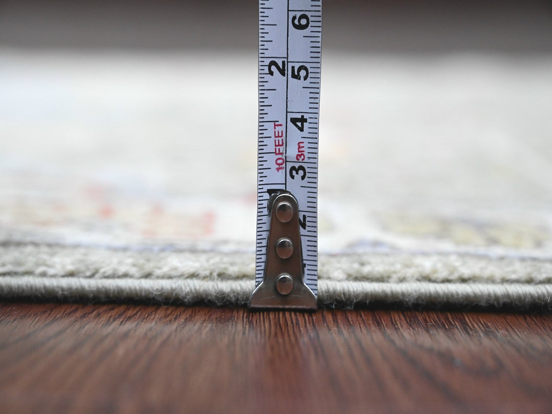 2'8" x 8'0" New Hand Knotted Green Wool Runner Oriental Rug - MOA10289987