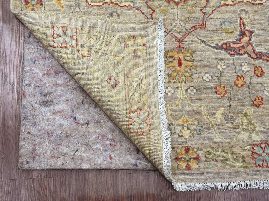2'11" x 11'8" New Hand Knotted Brown Wool Runner Oriental Rug - MOA10289990