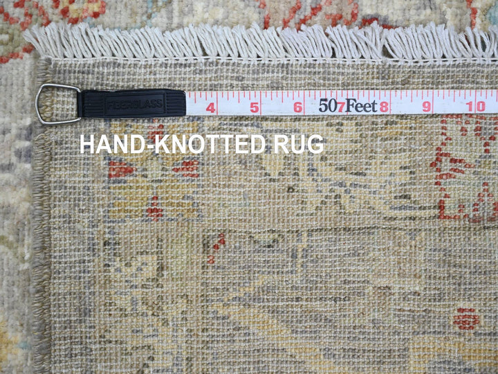 2'11" x 11'8" New Hand Knotted Brown Wool Runner Oriental Rug - MOA10289990