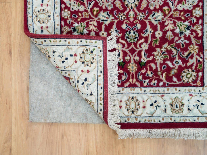 2'9" x 8'2" New Hand Knotted Red Wool Runner Oriental Rug - MOA10290022