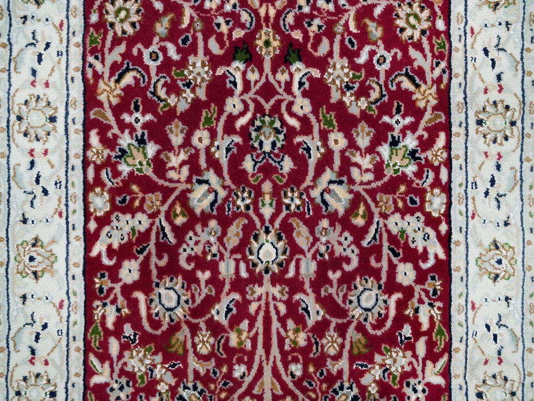 2'9" x 8'2" New Hand Knotted Red Wool Runner Oriental Rug - MOA10290022
