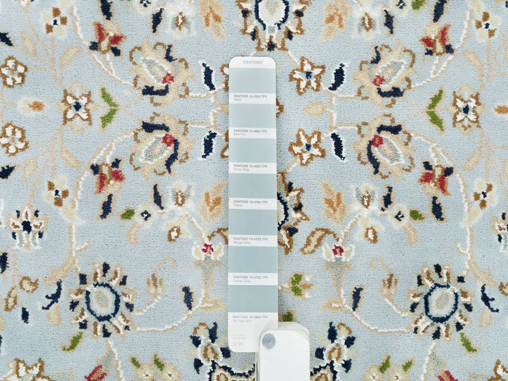 2'9" x 8'4" New Hand Knotted Blue Wool Runner Oriental Rug - MOA10290030